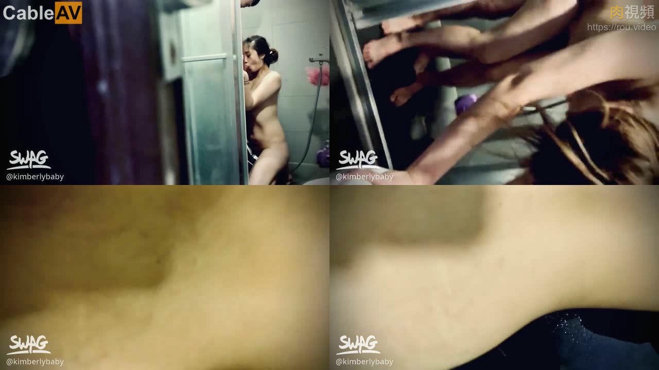 SWAGkimberlybaby 合集 SWAGkimberlybaby 圣诞聚餐玩去同事家喝酒玩新来的小陈跟我输了要帮小陈吹十秒小陈的很大大家都睡了我跟小陈在厕所续摊被另一个同事看到