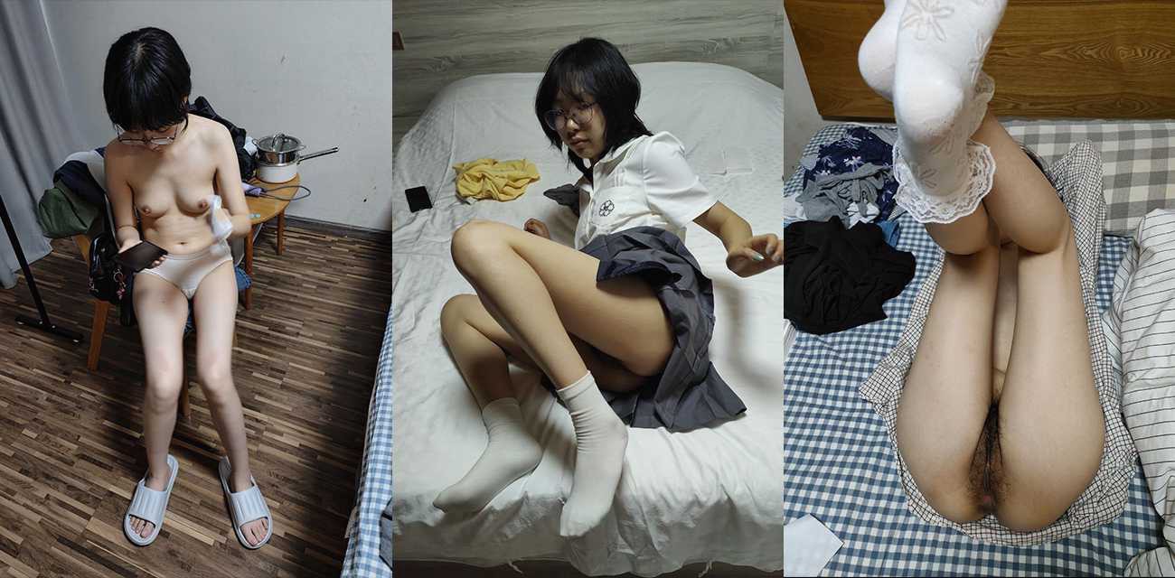 眼镜JK制服反差婊 隐藏蝴蝶逼已被玩黑 口交内射样样精通 极品蜜穴惨遭爆操打桩！