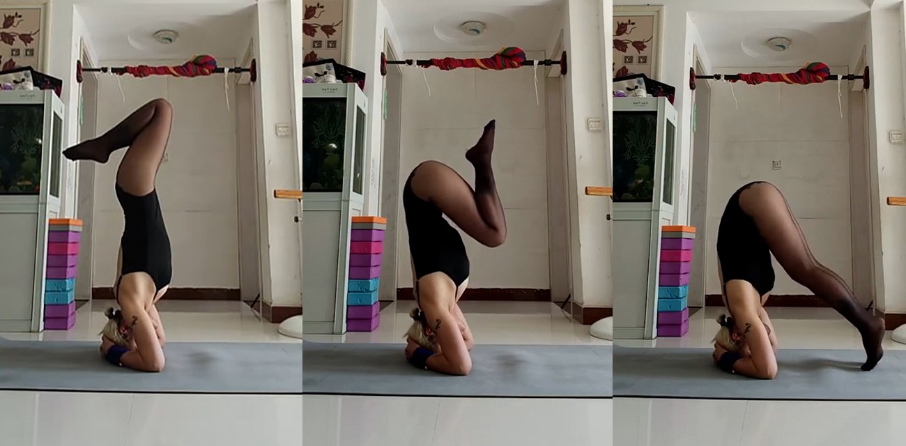 快手瑜伽网红 陌沫 熟女人妻情趣内衣抠逼 一字马骚姿花式自慰视频私发金主遭泄密！