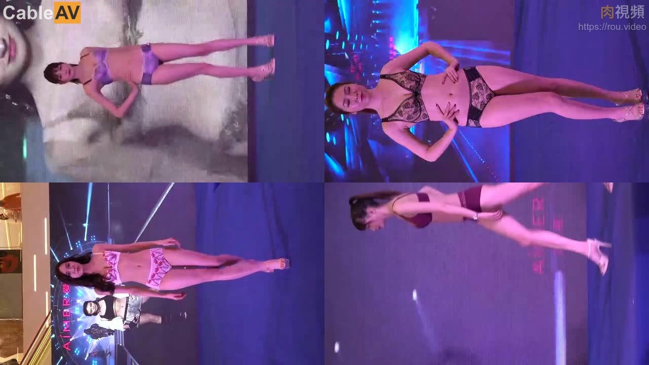 模特走秀精选 4K竖屏版 2019爱慕时尚高透内衣秀 手机党福利！高品质糢特 画面超逼真如临现场